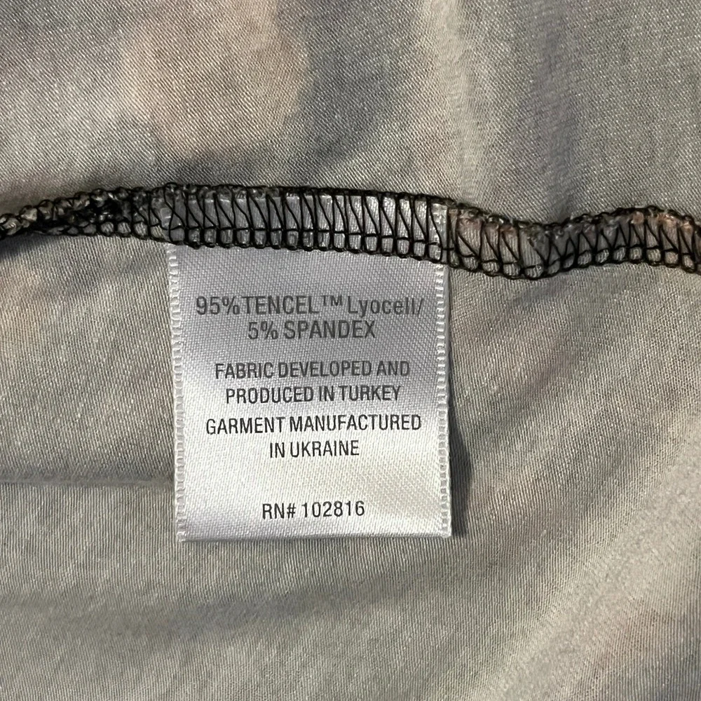 Garnet Hill Faux Wrap Maxi Dress Brown Floral Stretch Jersey V Neck Womens Large - Picture 11 of 12